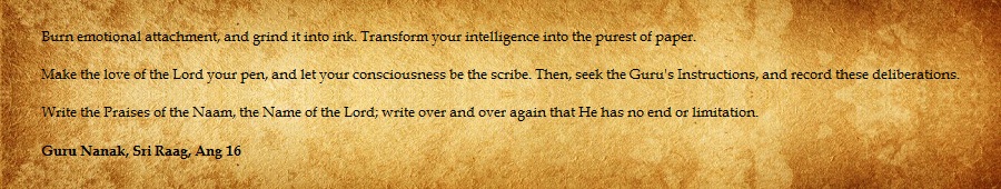 Burn emotional attachment and grind it into ink