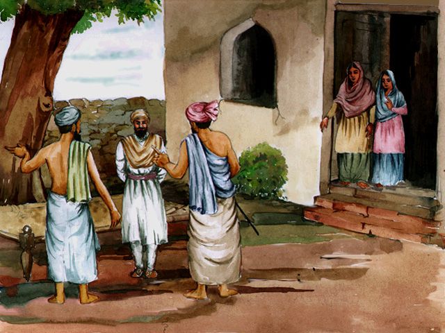 Guru Nanak Grazing Cattle