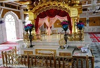 Palki Sahib - where Sikhs keep the Sri Guru Granth Sahib Ji